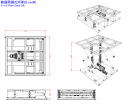 普通柔鏈式升降台 6x6呎三視圖