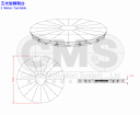 五米旋轉舞台三視圖